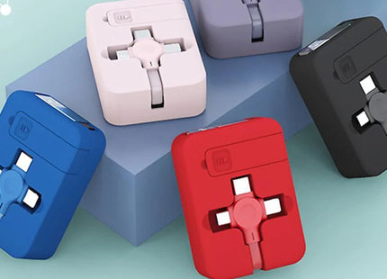 3-in-1 Retractable Universal Charging Cable