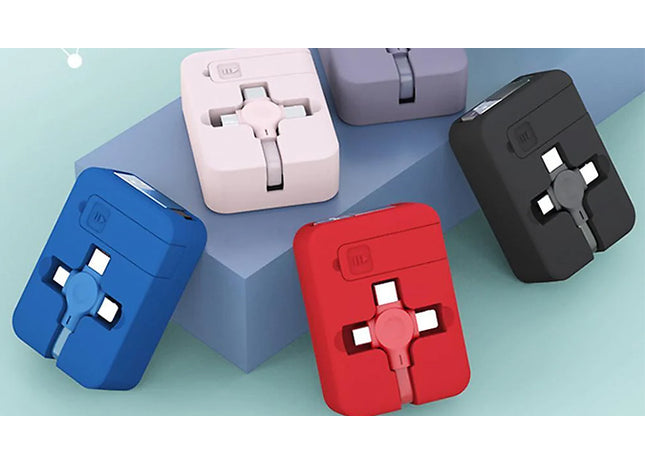 3-in-1 Retractable Universal Charging Cable