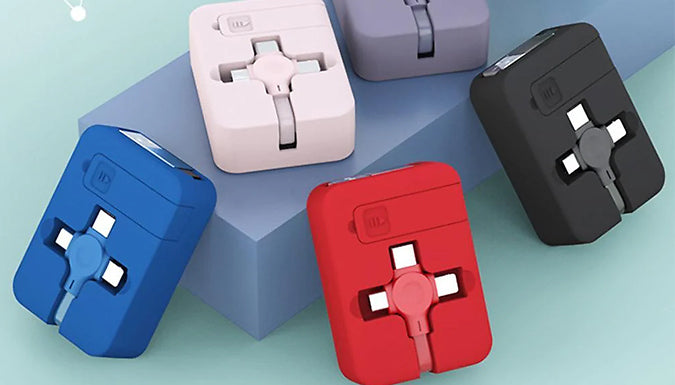 3-in-1 Retractable Universal Charging Cable