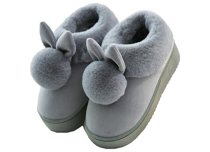 Non-Slip Fluffy Rabbit Slippers