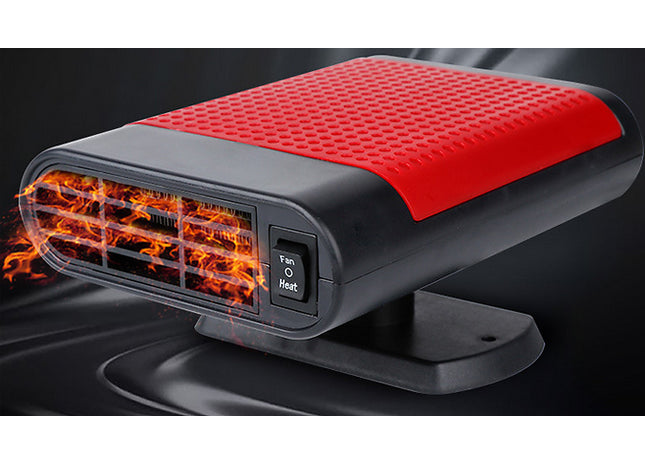 12V or 24V Portable Car Dashboard Heater - 2 Colours