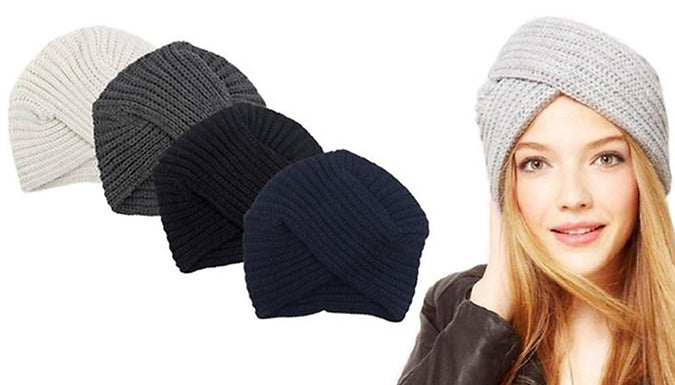 Knitted Wrap Hat