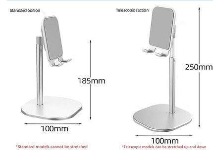 Phone & Tablet Adjustable Metal Desk Stand
