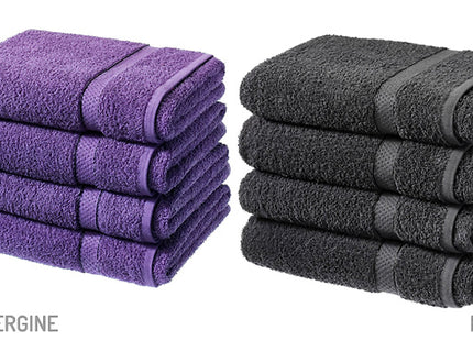 4 x Jumbo Egyptian Cotton Bath Sheets - 13 Colours