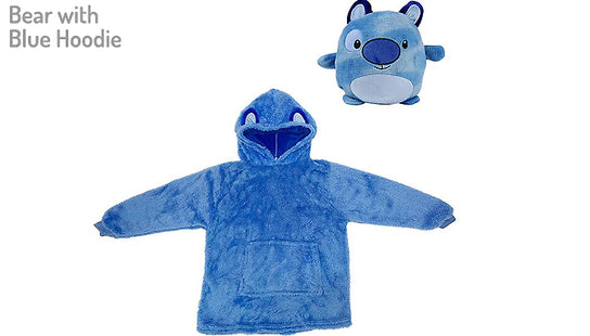 Children's Cuddly Pet Pillow Hoodie