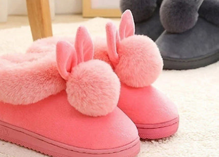 Non-Slip Fluffy Rabbit Slippers