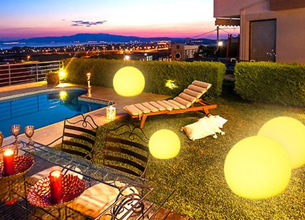 Glow Orb Outdoor LED Light With Remote