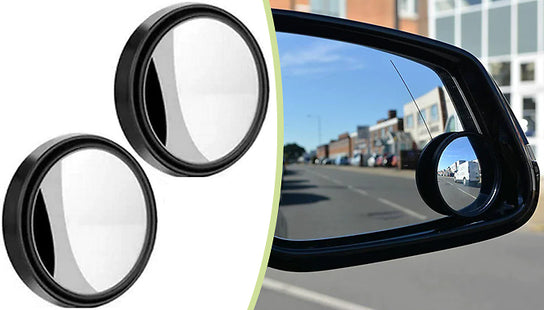 Pair of Windscreen Mirror Blind Spot Glass