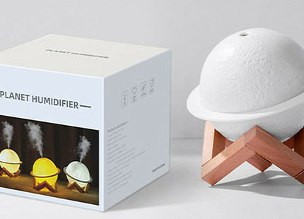 2-in-1 Planet Air Humidifier Night Light